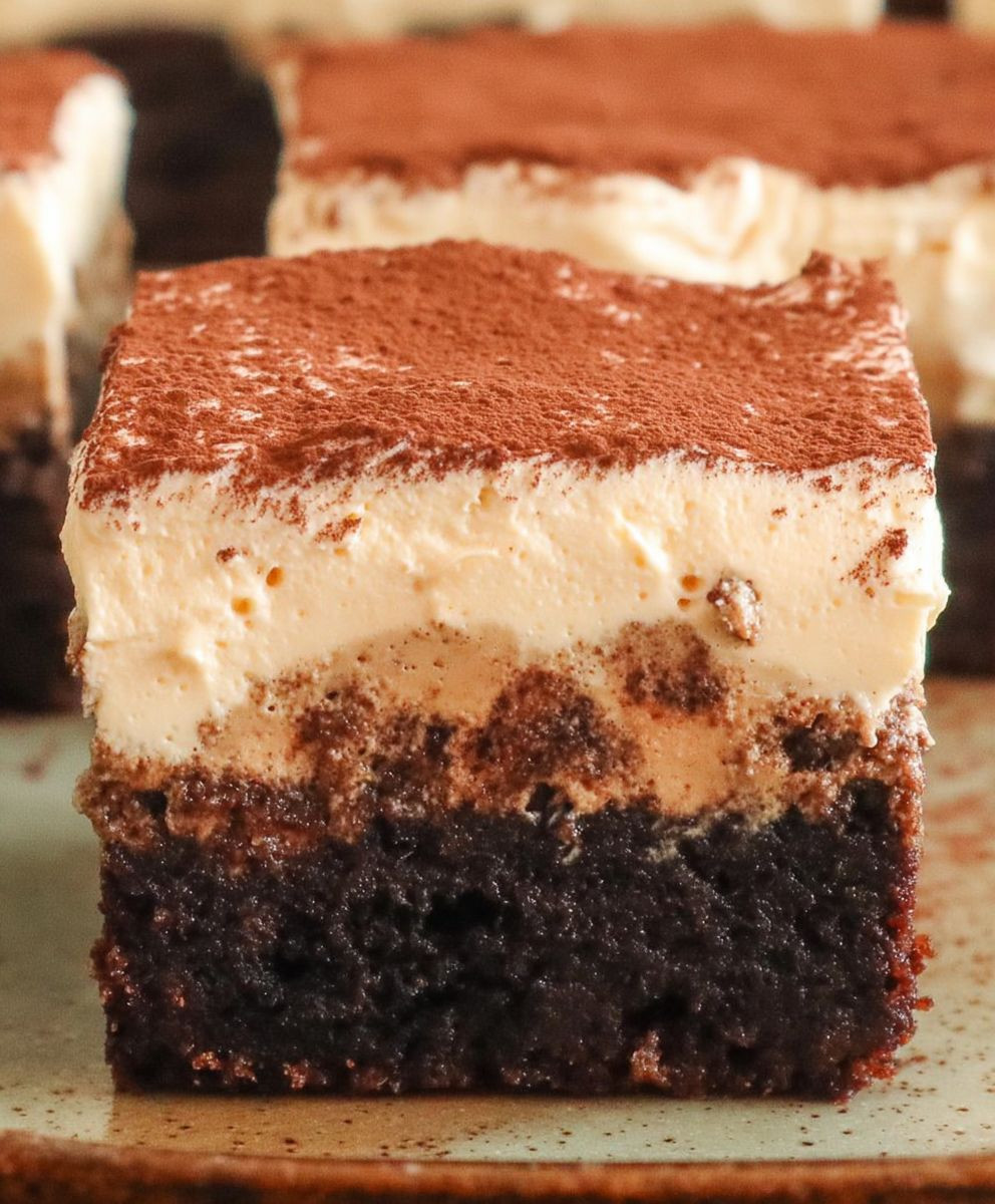 Tiramisu Brownies