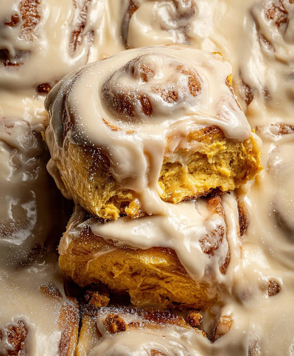 Pumpkin Chai Cinnamon Rolls