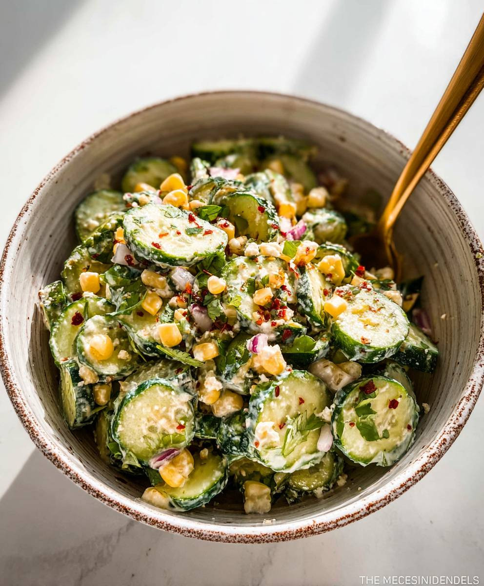 Mexican cucumber salad