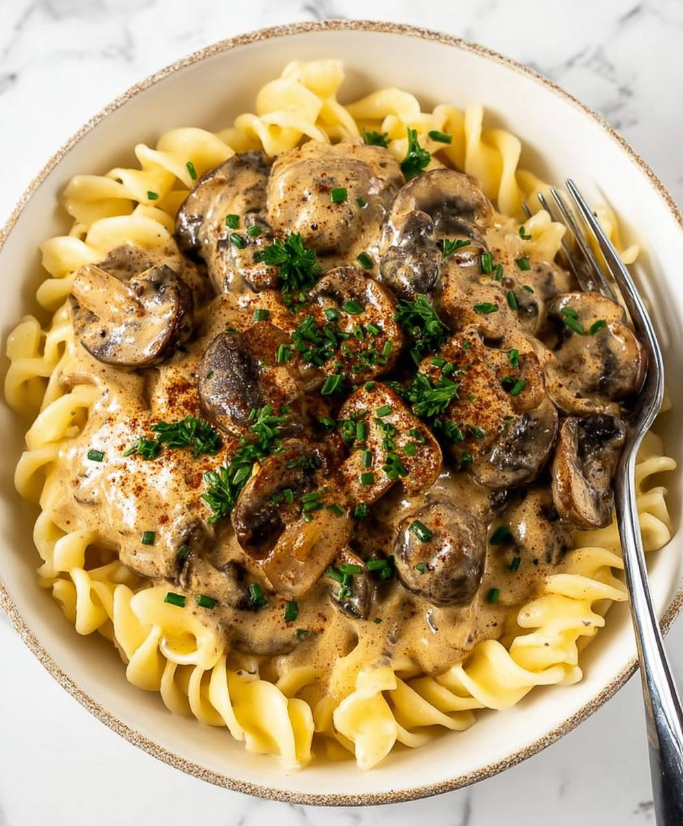 Mushroom Stroganoff
