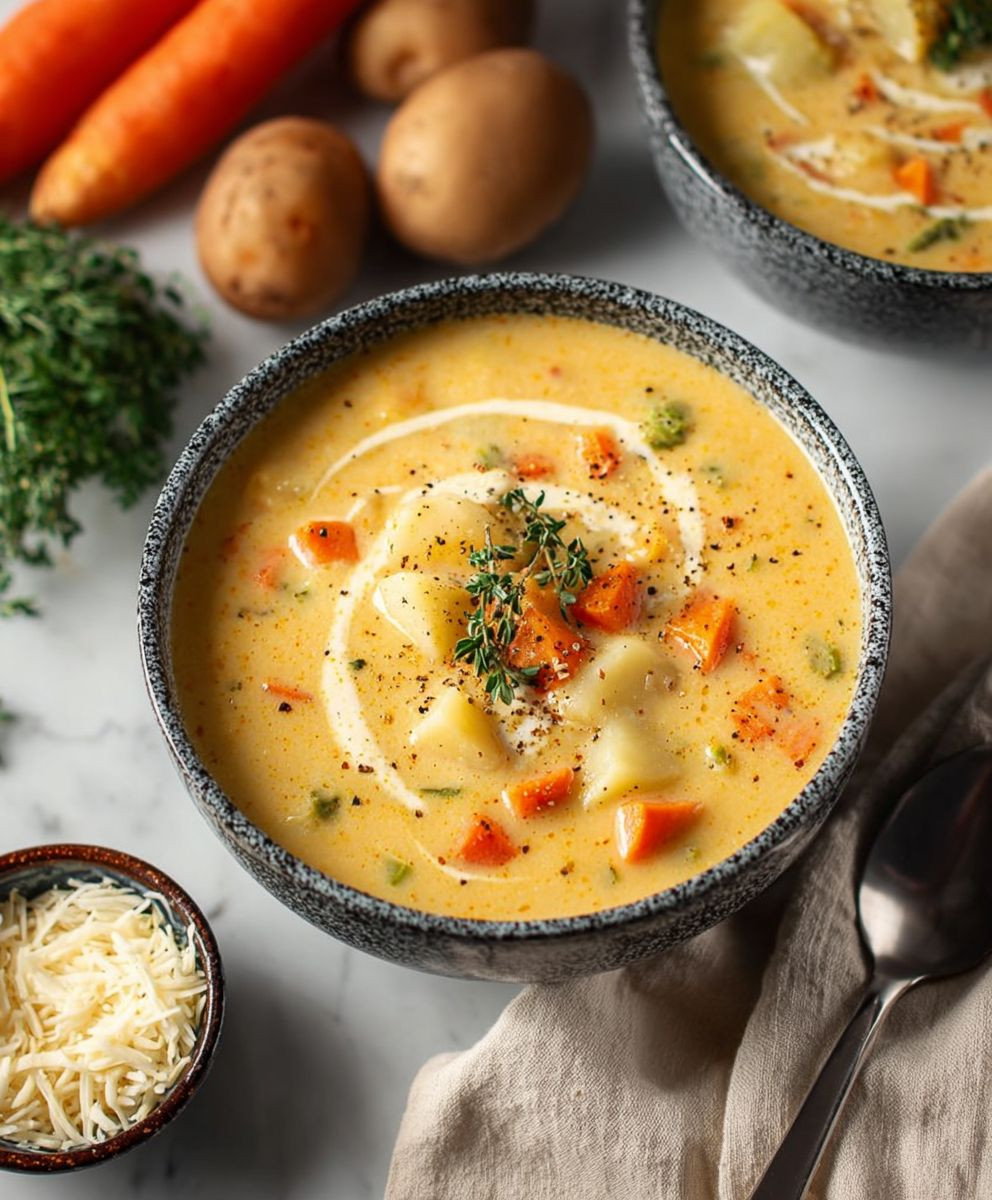Carrot potato soup
