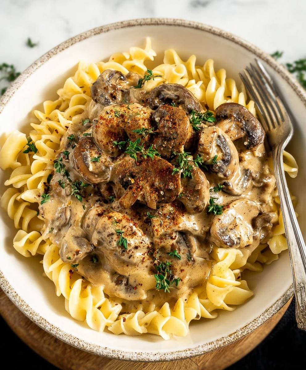Mushroom Stroganoff