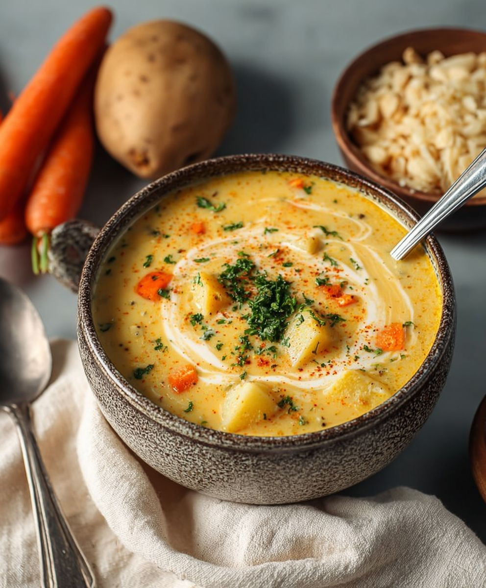 Carrot potato soup