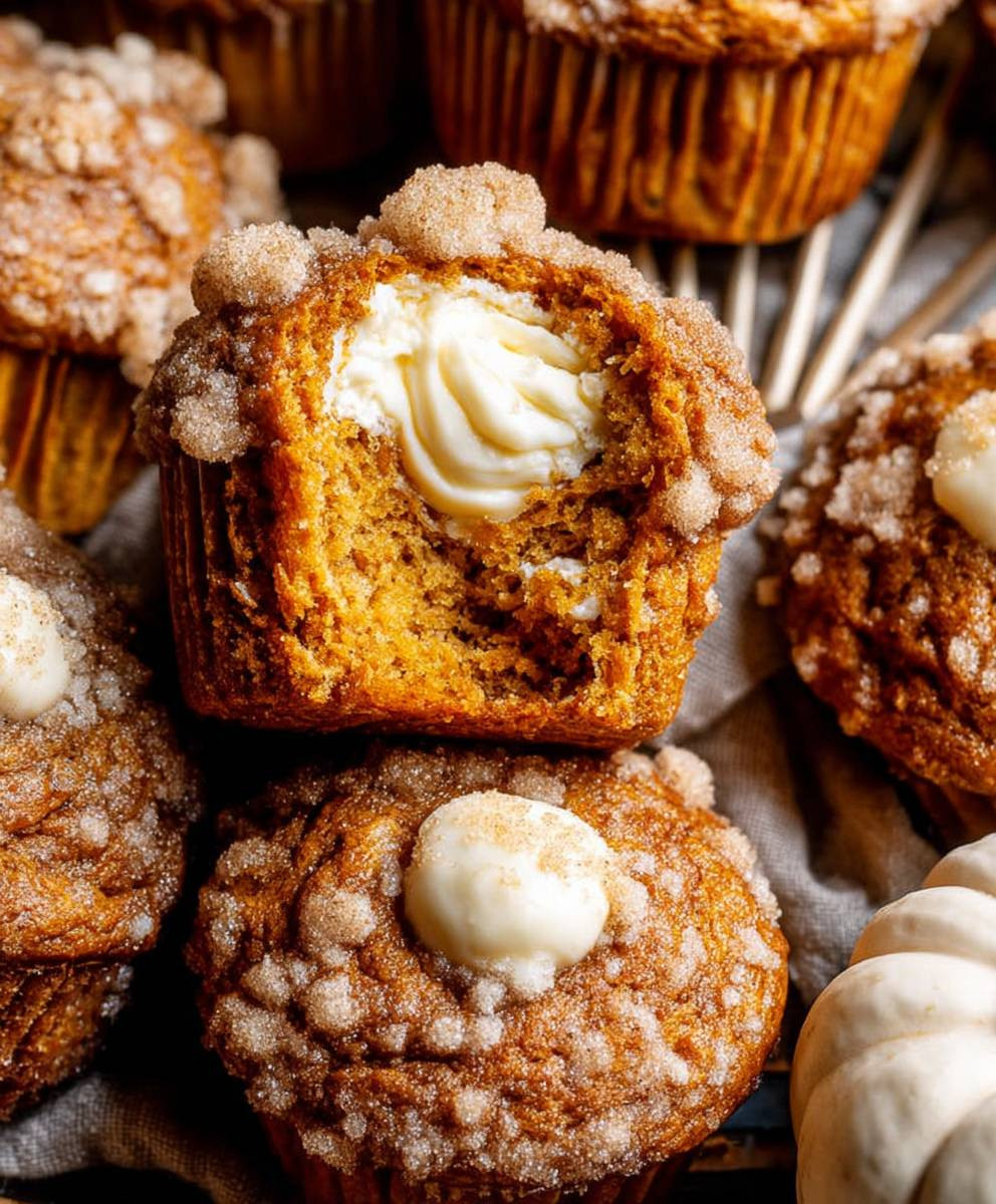 Pumpkin Cream Cheese Muffins