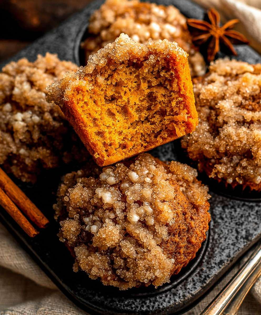 Pumpkin Streusel Muffins