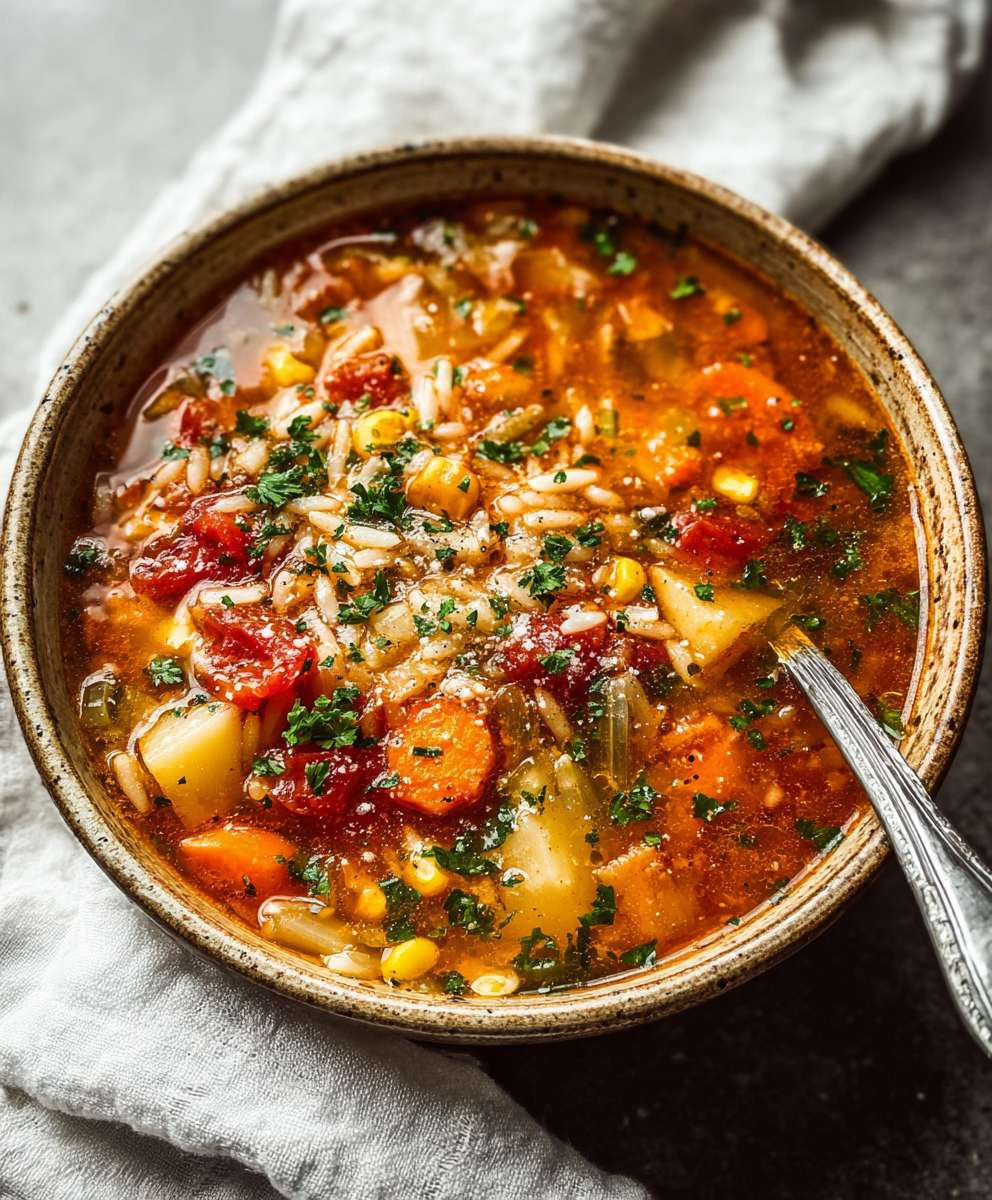 Vegetable Orzo Soup