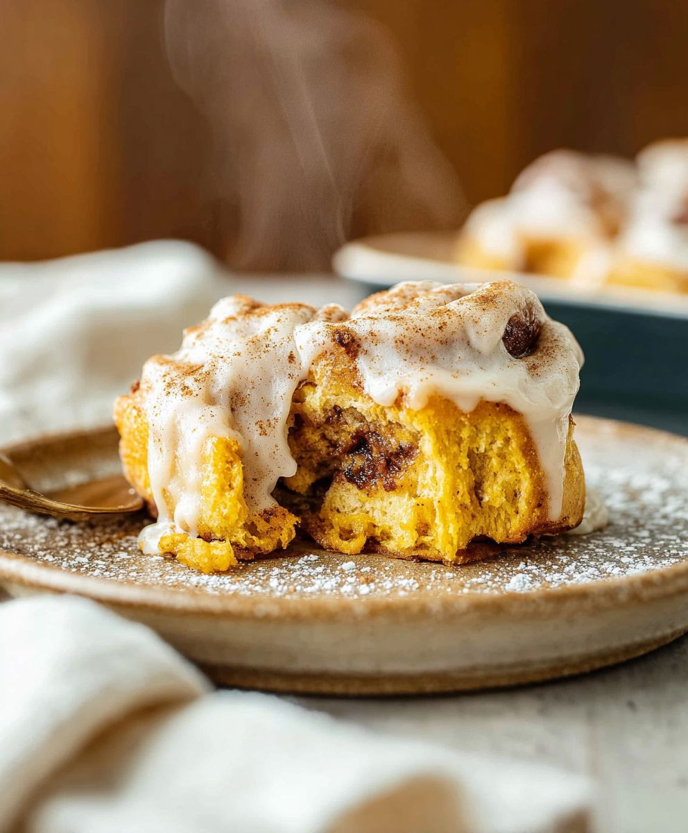 Pumpkin Cinnamon Rolls