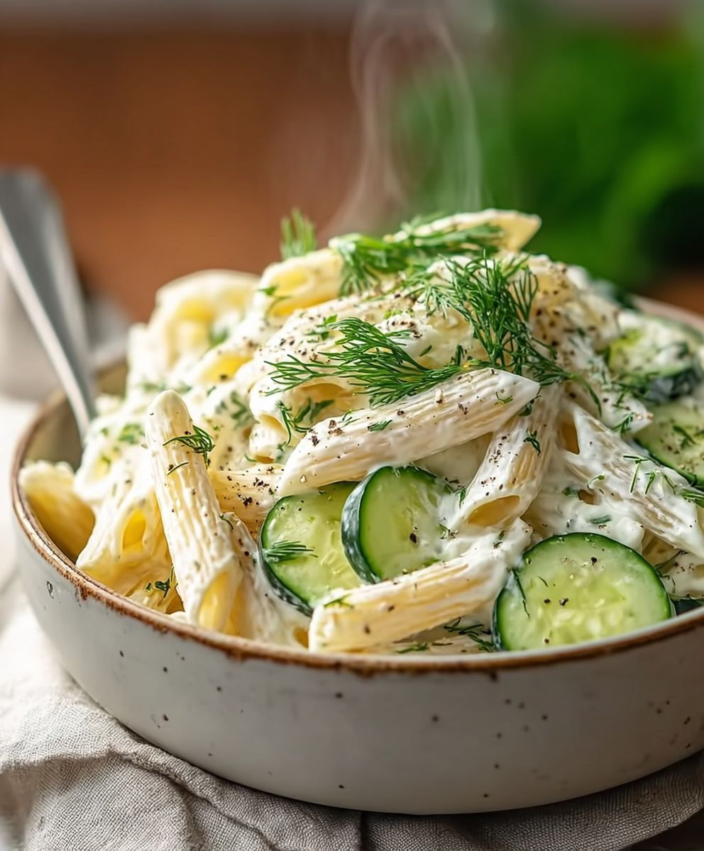 Cucumber Pasta Salad