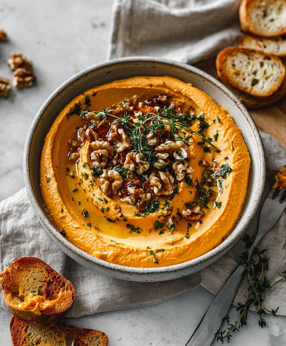 Pumpkin Whipped Feta Dip