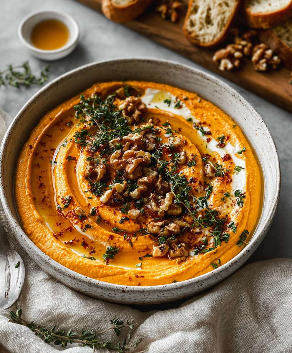 Pumpkin Whipped Feta Dip