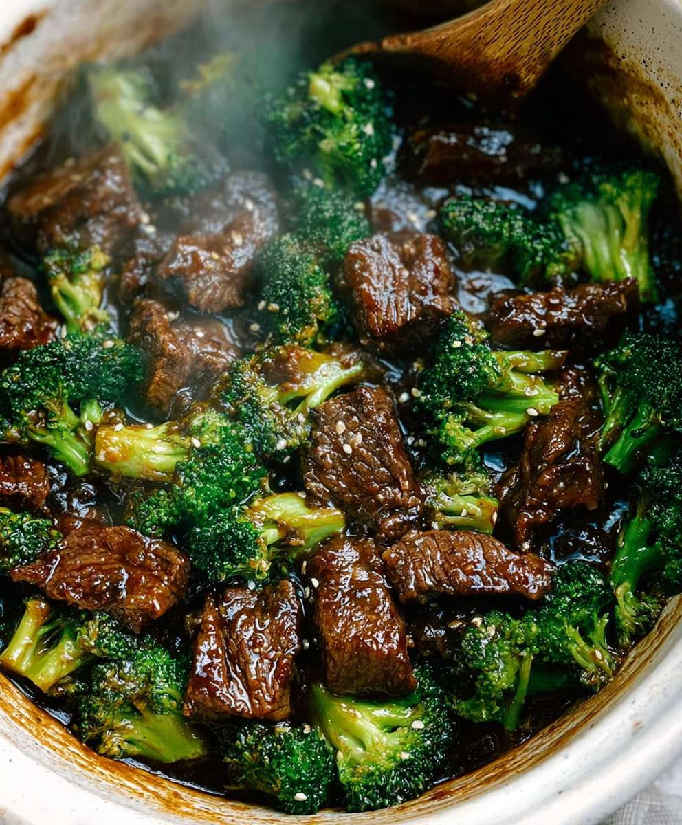 Slow Cooker Beef Broccoli