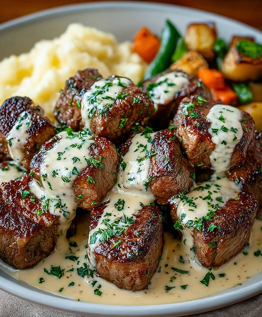 Garlic Butter Steak Bites