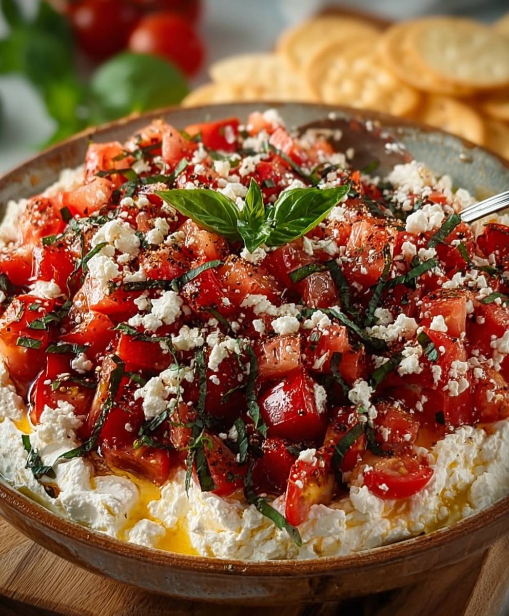 Bruschetta dip appetizer easy
