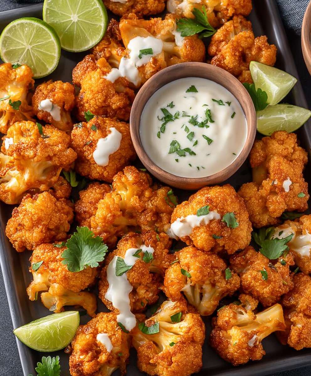 Air Fryer Buffalo Cauliflower