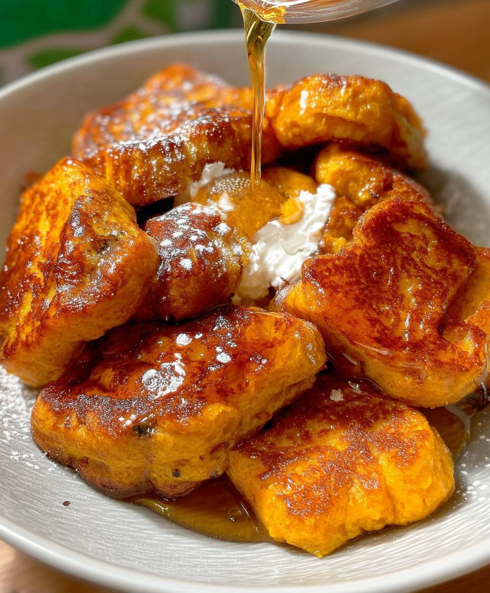 Vegan Pumpkin French Toast