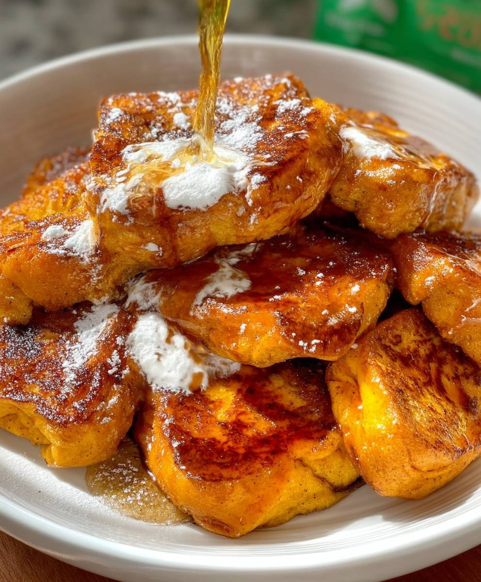Vegan Pumpkin French Toast