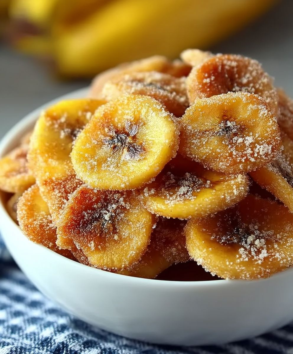 Air Fryer Banana Chips