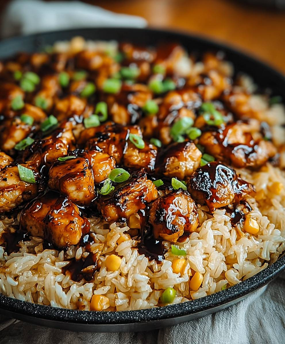 Honey BBQ Chicken Rice