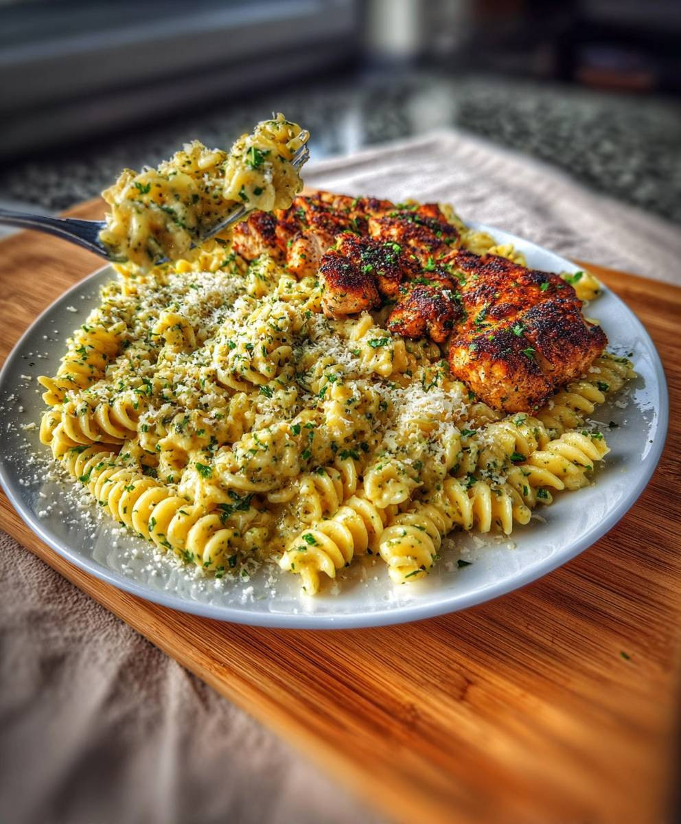 Creamy Garlic Parmesan Chicken Pasta